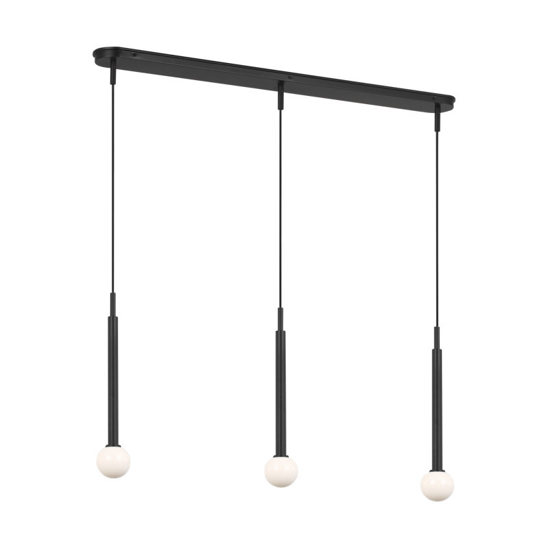 Nodes 3 - Light Chandelier, Midnight Black
