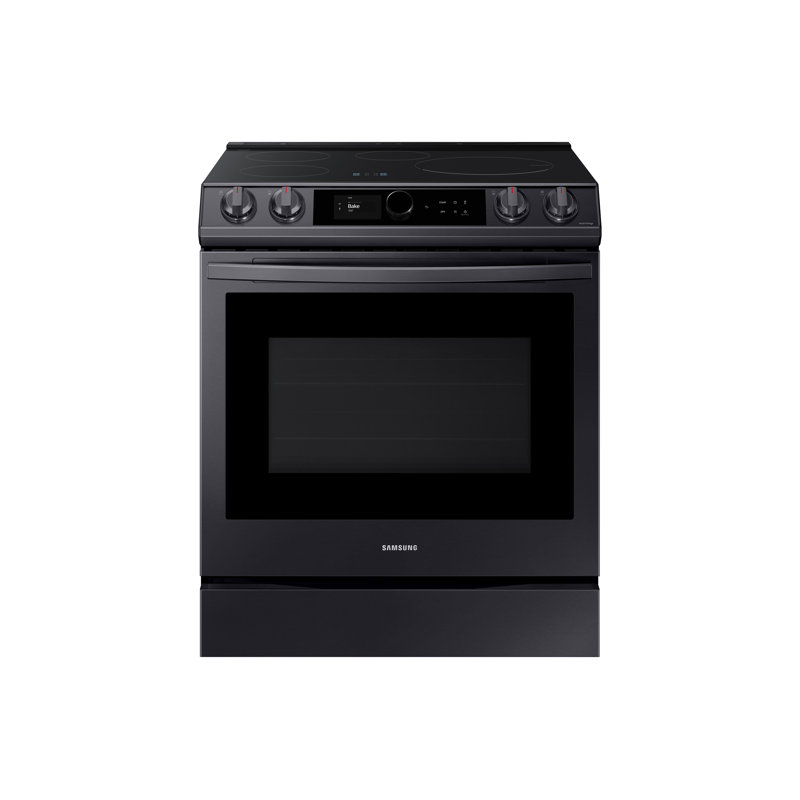 30 po 6,3 pi³ Cuisinière électrique pi, Noir