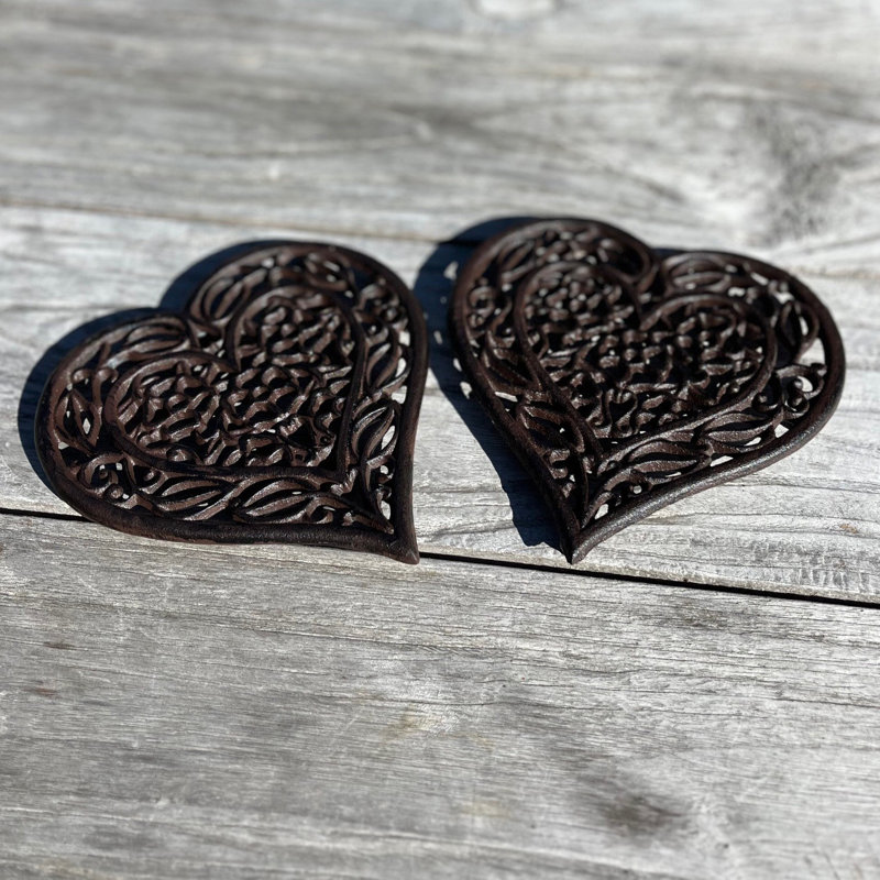 Metal 2 Piece Trivet Set