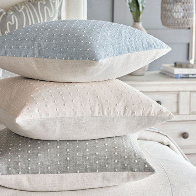 Clearview Embroidered Reversible Throw Pillow