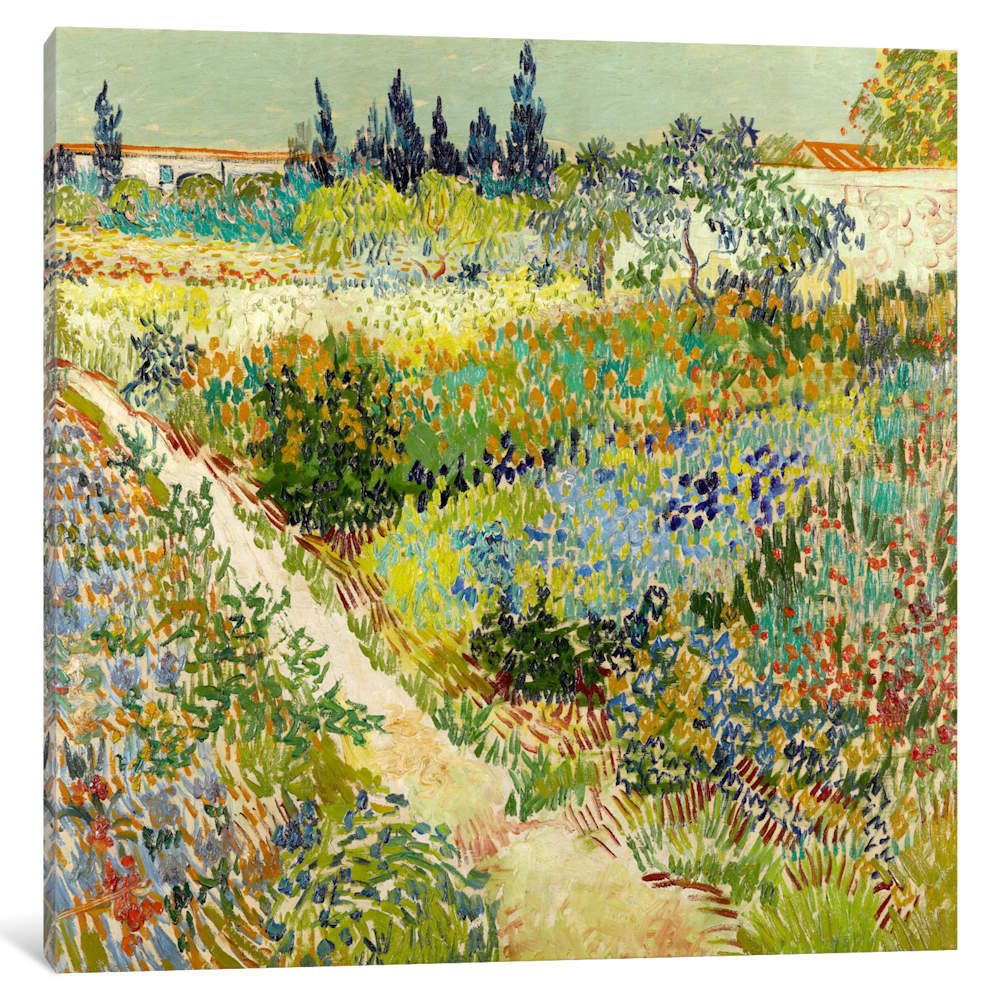 The Garden At Arles by Vincent Van Gogh - Painting on Canvas