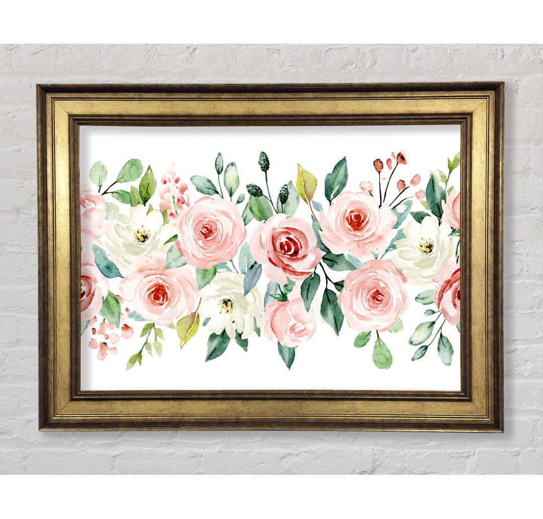 Floral Roses Bouquet - Single Picture Frame Art Prints