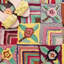 Tapis en laine crocheté à la main Gypsy Rose-4214444