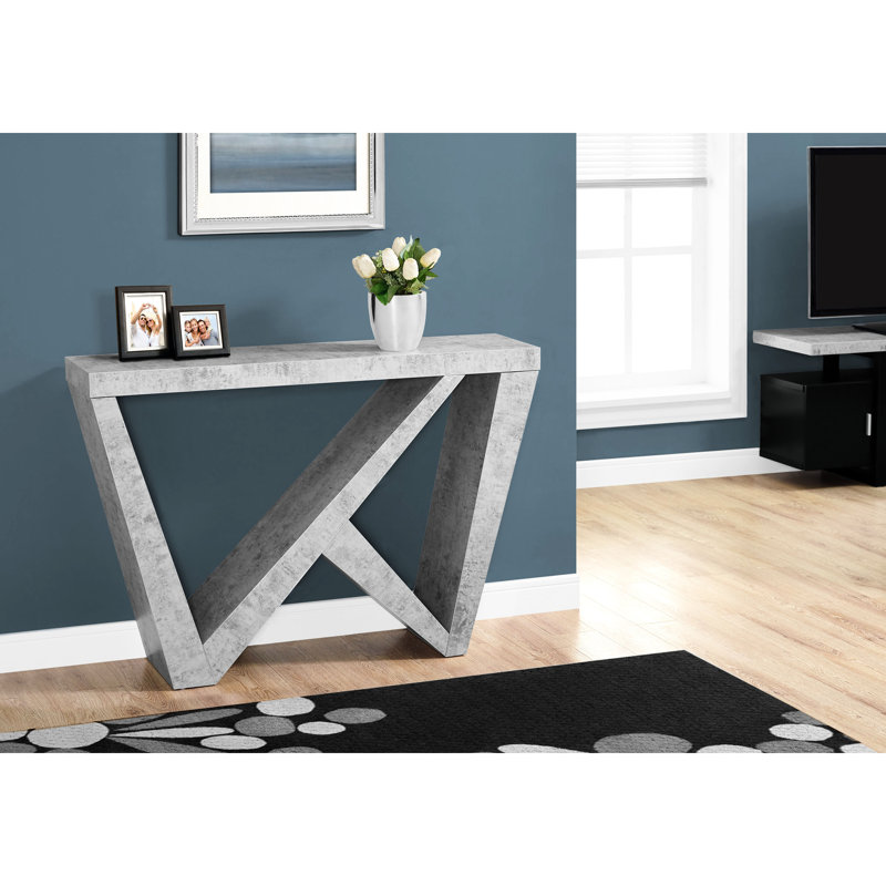 Console de chambre à coucher en gris