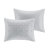 Brooklyn Cotton Jacquard Duvet Cover Set with Euro Shams and Throw Pillows-1154832417-1154832423
