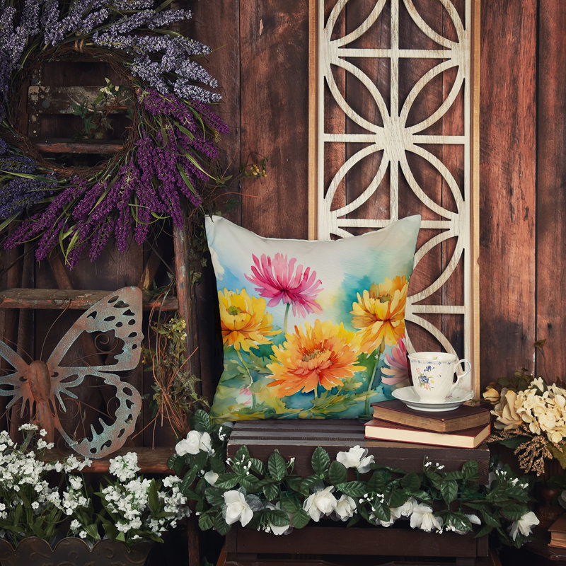 Other/No Pattern Outdoor Throw Pillow, 14" H x 14" W