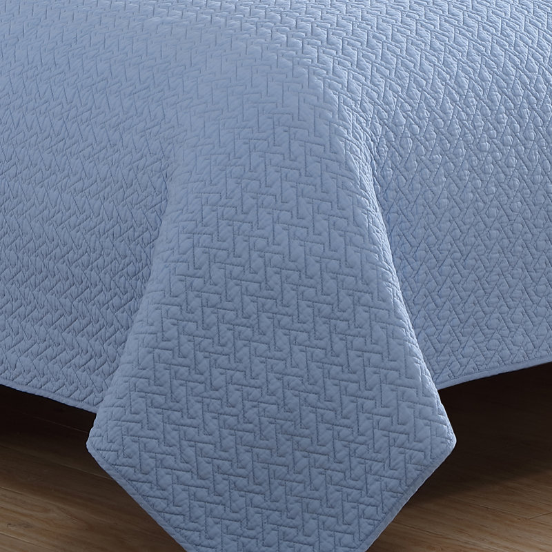 Estate Collection Modern & Contemporary Quilt, Full/Queen Quilt + 2 Standard Shams, Blue