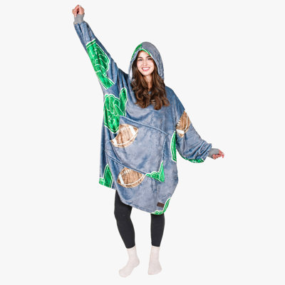 Sweat à capuche surdimensionné pour femmes, Wearable