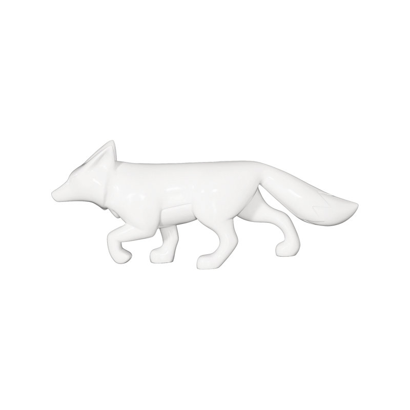 Fox Sculpture, Gel Coat White