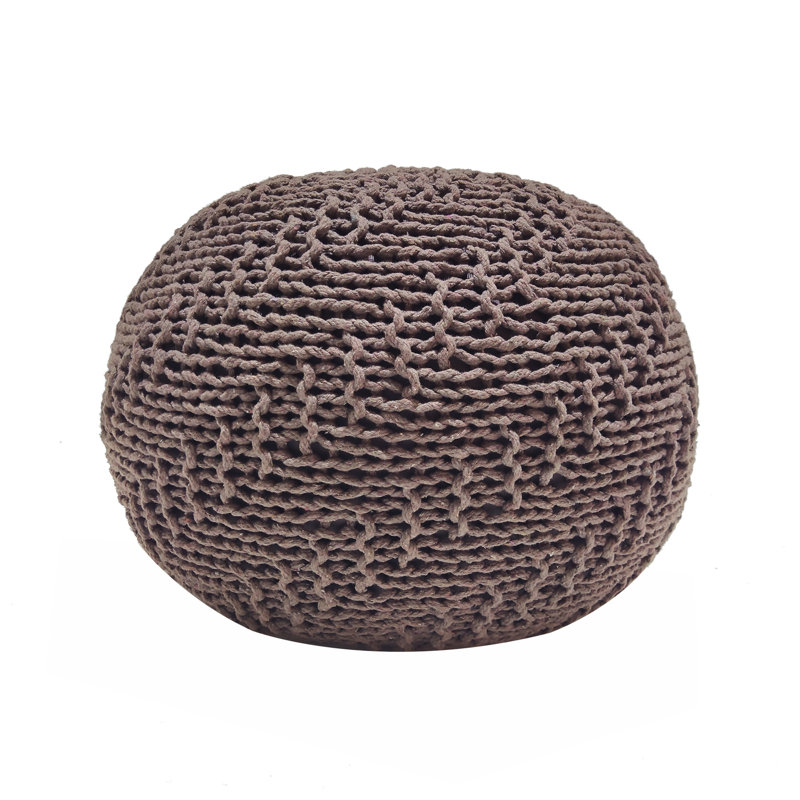 HAZEL POUF, Light Brown