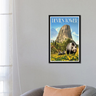 «Devil's Tower», reproduction d'impression sur toile