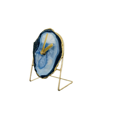 No Time Display Type Stone Mechanical Tabletop Clock