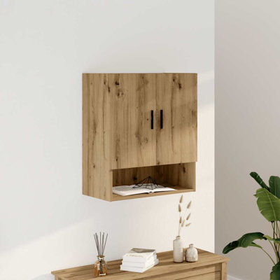 vidaXL Wall Cabinet Wall-mounted Engineered wood Garage Storage Unit