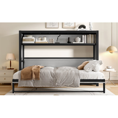 Twin Over Full Bunk Bed With Drawers, Convertible Beds, Espresso