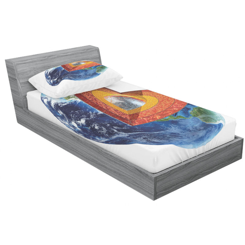 Microfiber Sheet Set, Twin XL Sheet Set with Fitted Sheet
