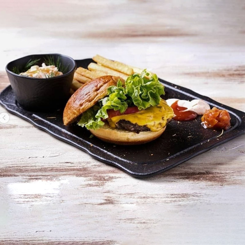 Turgla Home Noir Porcelain Platter