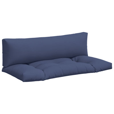  Pallet Cushion Set Of 2 Navy Blue Oxford Fabric (100% Polyester)