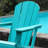 Adirondack Folding Chair,HDPE All-Weather Outdoor Chairs, Wood-Like Patio Chair for Backyard, Camping, Garden, Pool & Fire Pit-129131924-129131925