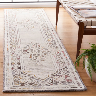 Tapis oriental en laine et coton touffeté à la main Echol