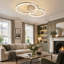 2-Light Dimmable LED Flush Mount
