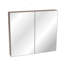 Armoire avec miroir pour salle de bain, armoire de salle de bain murale avec tablettes réglables-997468532