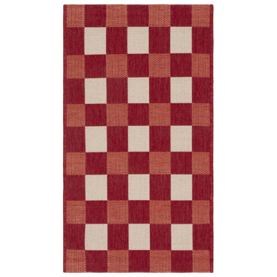 Courtyard 6443 Geometric Indoor/Outdoor Area Rug