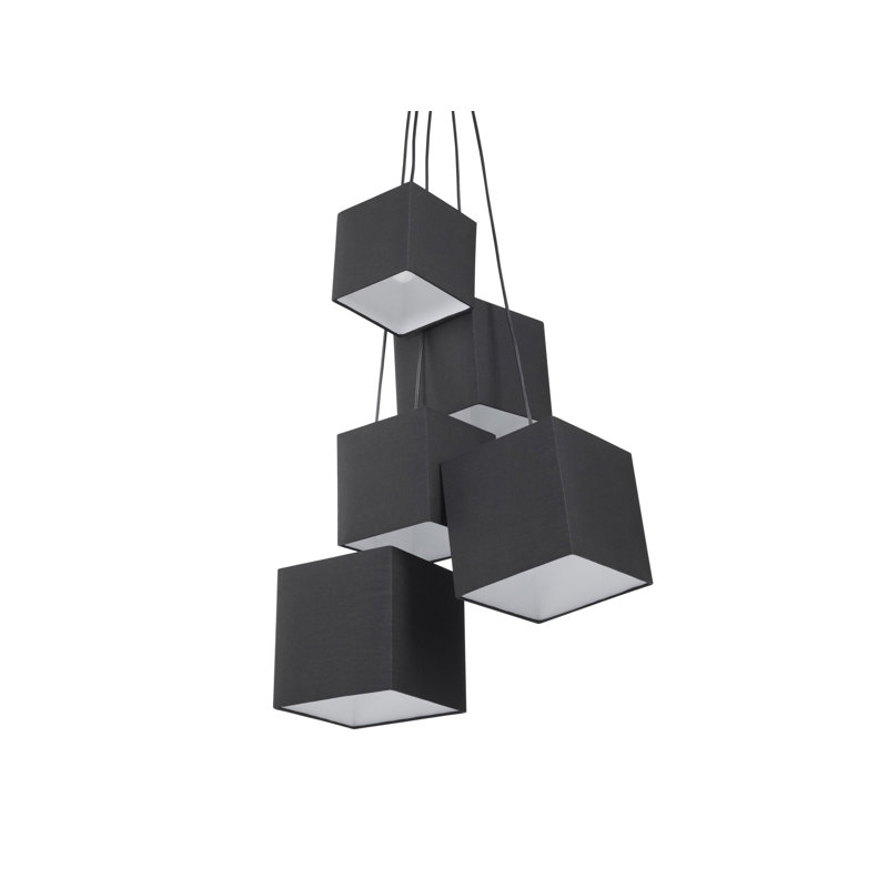 5 - Light Cluster Pendant, Black