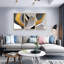 Abstrait, art mural, ensemble de 3 reproductions d'art sur toile encadrées-361949978-361913812