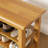 Natural Finish Solid Wood Shoe Storage Bench-516181246-516181244