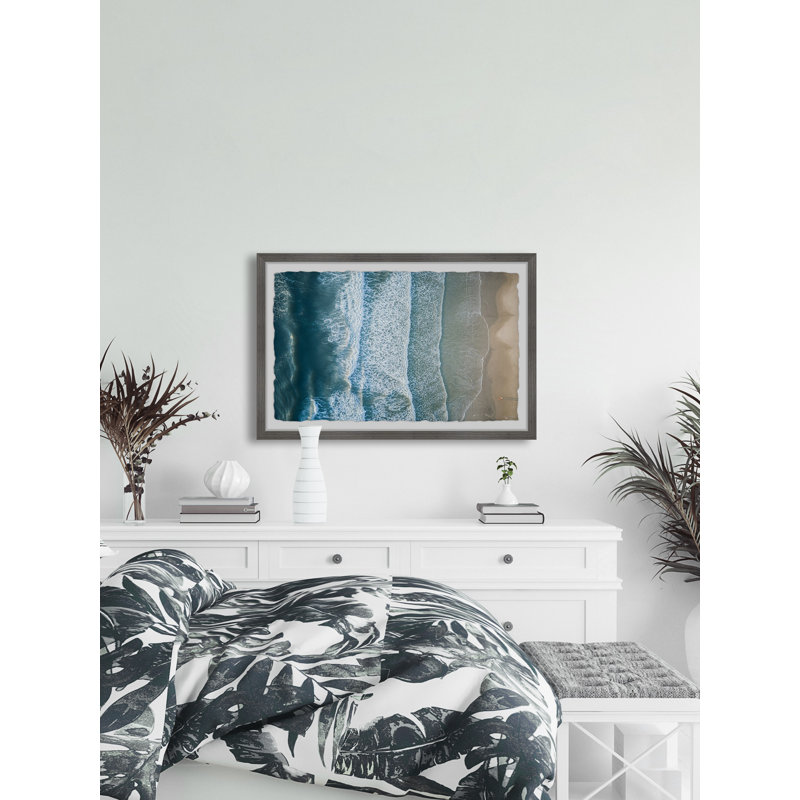 Rhythm of the Sea 1 Piece Single Picture Frame Wall Art, 20cm H x 30cm W x 3.81cm D
