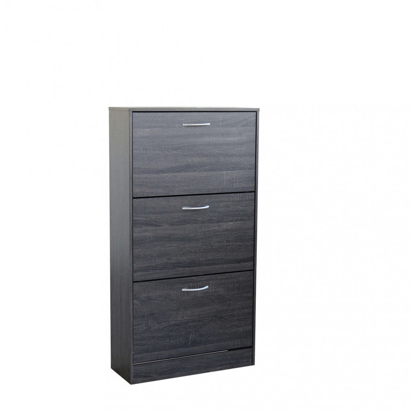 12 Pair Shoe Storage, Dark Grey
