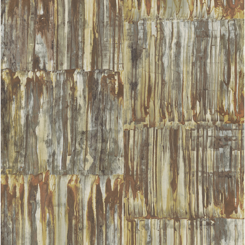10m x 52cm Wallpaper Roll, Copper