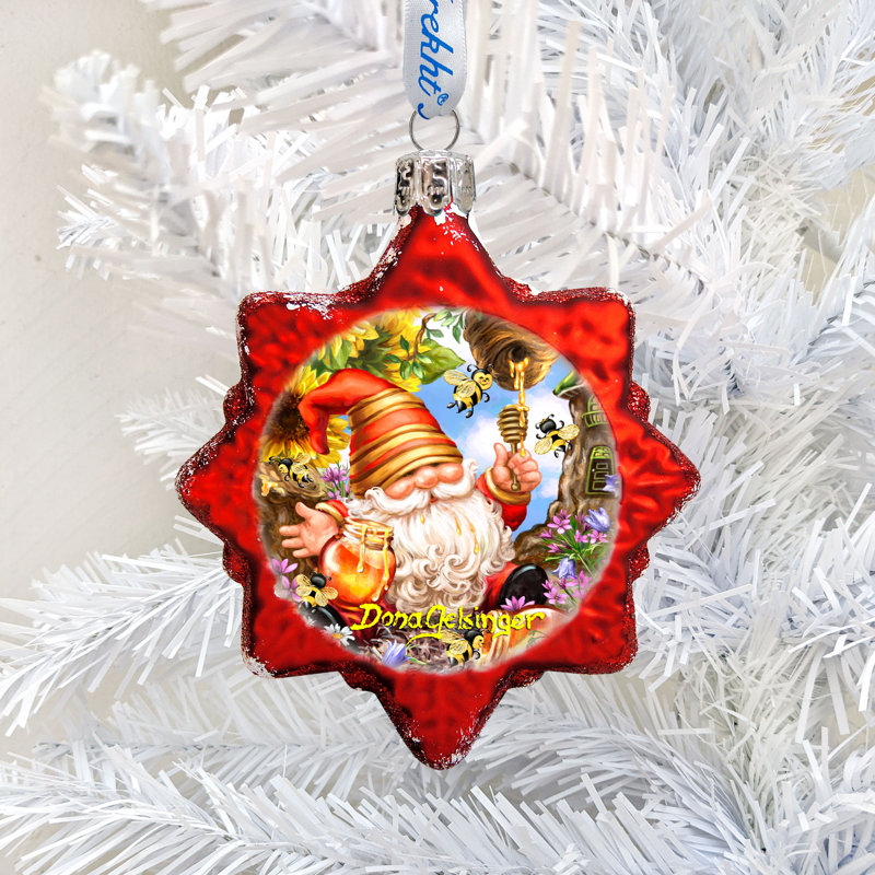 3.5'' Glass Food & Beverage Holiday Shaped Ornament