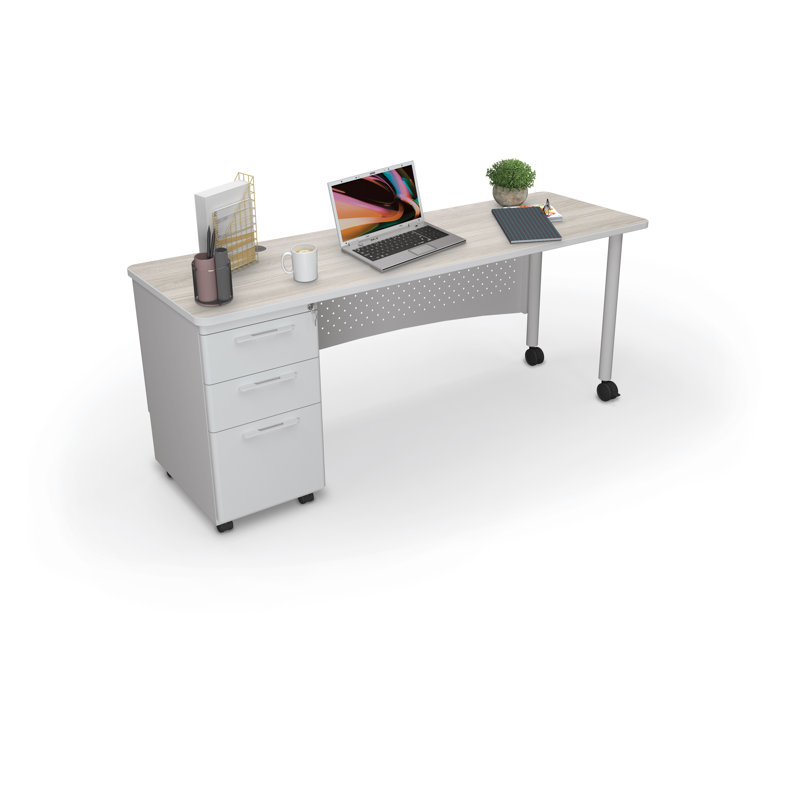 Bureau rectangulaire pour enseignant, H 29,8 po x l 72 po x P 24 po