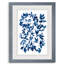 « indigo fallen leaves ii »-peinture sur papier encadrée-1302026867-1302026879