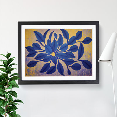 Contemporary Flower - Framed Print