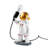 Modern Hand-Painted Table Lamp, 11.8 x 12.6 x 5.9 inches | 100% Polyester Shade, E27 Socket, Max 40W (Bulb Not Included) | Unique Novelty Design with 78.7-inch Cable | Perfect for Home Décor & Accent Lighting-1635528679