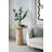 Round Side Table With Pedestal Base