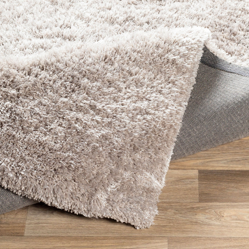Grizzly Area Rug in Gray, Rectangle 9' x 12', Gray
