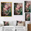 Rose et vert, monde intérieur de marbre IV - art mural abstrait géométrique-88517550-88517556