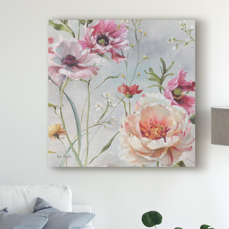 «Antique Garden III» par Lisa Audit - reproduction, H 18 po x l 18 po x P 2 po