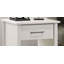 Celeste 20"W White 1-Drawer Nightstand Bedside Table
