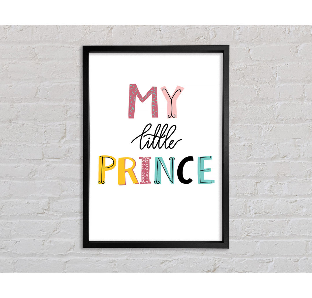 Gerahmtes Wandbild My Little Prince