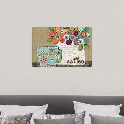 Coffee Shower by Jamie Morath - Wrapped Canvas Print