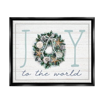 " Joy To The World Nautical Wreath " by Elizabeth Tyndall