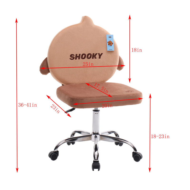 Fauteuil de maquillage à hauteur ajustable Impressions Vanity BT21 Shooky