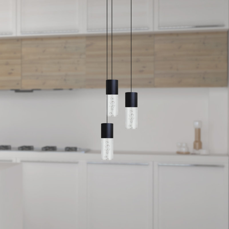 Andromedae 3 - Light Cluster Pendant, Black