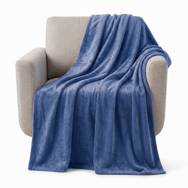 Jeté pour la décoration intérieure - Jeté en microfibre surdimensionné, léger et moelleux pour canapé, lit ou chaise et extra-chaud par Lavish Home