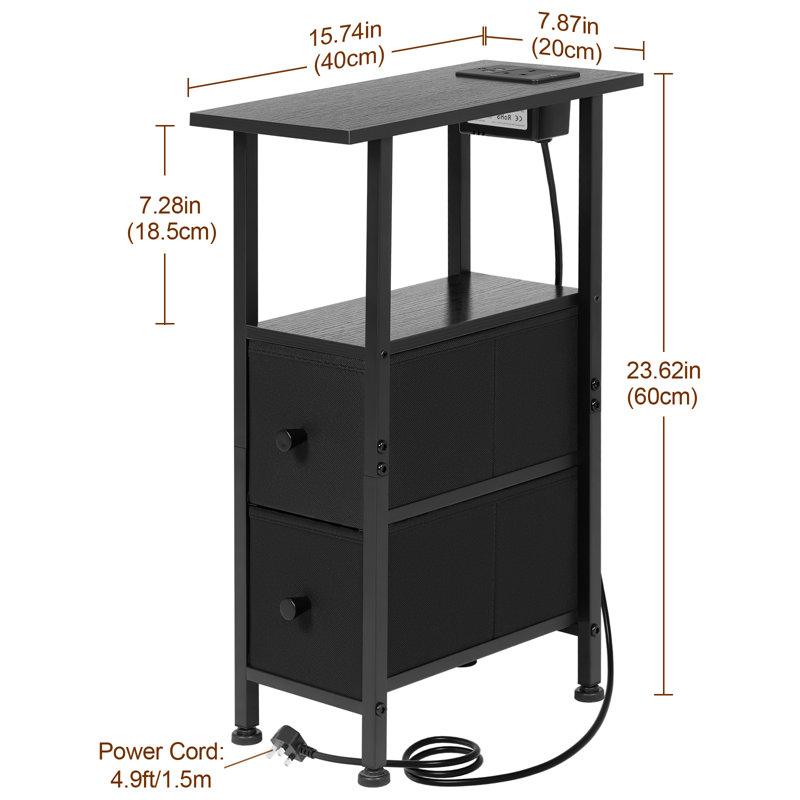 End Table, Black