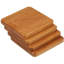 Wood Coaster Set With Holder